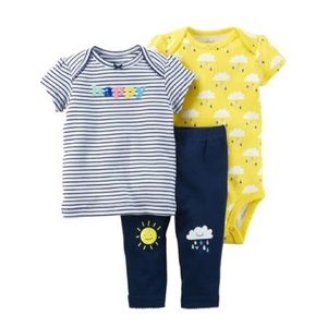 Carter’s Baby girl 2 piece outfit matching set 3 M